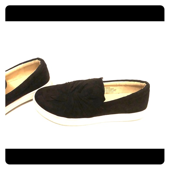 torrid Shoes - Torrid Women’s Black Faux  Leather Bow Sneaker